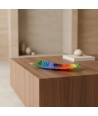 IRIDE, tray, centerpiece, in Murano glass, multicolored, mosaic workmanship