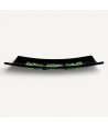 PITAGORA | Schwarzes Tablett mit grünem und goldenem Mosaik | Murano Store