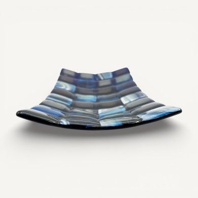RUBIK | Plaid tray Blue Blue | Murano Store