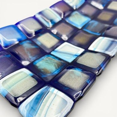 RUBIK | Plaid tray Blue Blue | Murano Store