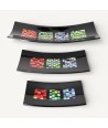 PITAGORA | Black Mosaic Tray | Murano-Store