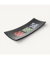PITAGORA | Black Mosaic Tray | Murano-Store