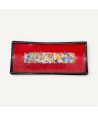 GEOX | Tablett aus rotem Glas und Muranoglas | Murano-Store