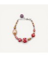 JUDIT | Bracciale raffinato Rosso e Rosa | Murano-Store