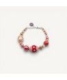 JUDIT | Red and Pink Refined Bracelet | Murano-Store