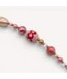 JUDIT | Red and Pink Refined Bracelet | Murano-Store
