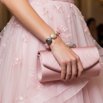 GAUDI' | Bracelet avec perles roses | Murano-Store