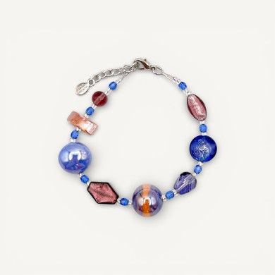 CAPRI | Jewelry | Bracelet with Lilac Beads | Murano-Store