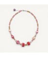 JUDIT | Colar com contas cor-de-rosa | Murano-Store