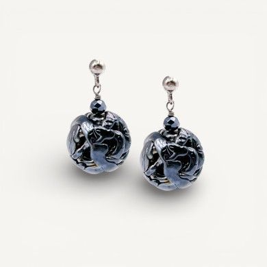 ARDESIA | Brincos elegantes com pérolas brilhantes | Loja Murano