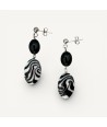 GAUGUIN | Black and white pearl pendants | Murano-Store