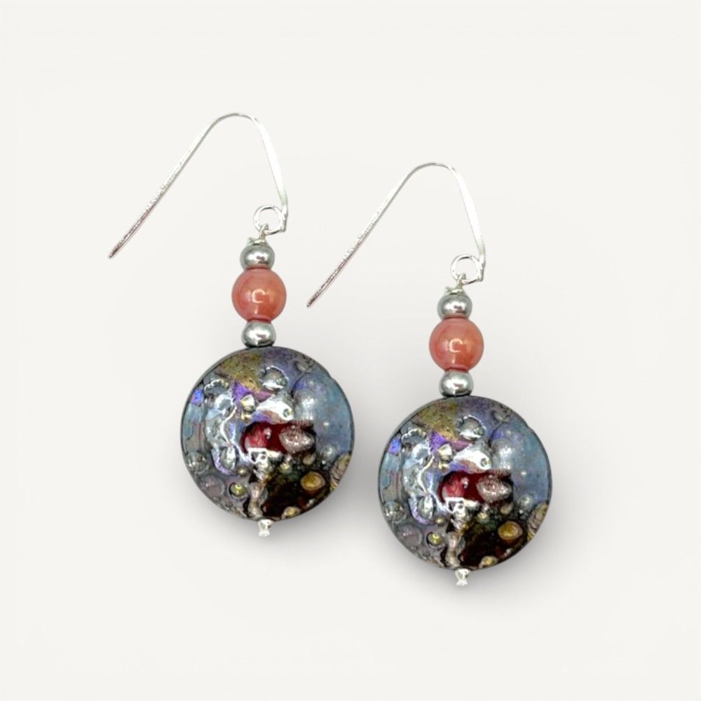 GAUDI' | Pendientes efecto Dicroico | Murano-Store