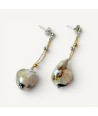REMBRANDT | Adventurine Bead Earrings | Murano-Store