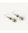 BOURGEOIS | Drop Earrings Beige | Murano-Store