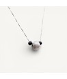 ASHLEY | Silber Halskette mit Glasperle | Murano-Store