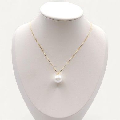 ASHLEY | Collana in argento con perla bianca | Murano-Store