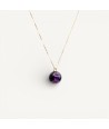 ASHLEY | Collier argent et perle de verre | Murano-Store
