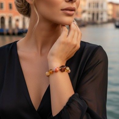 SAVANNA | Murano Glass Animalier Bracelet | Murano-Store