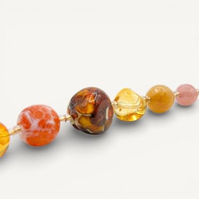 SAVANNA | Bracelet Animalier en verre de Murano | Murano-Store