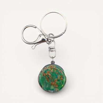 KIM | Porte-clés personnalisable avec perle en verre de Murano