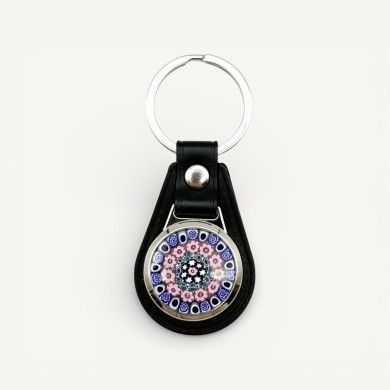 CRIS | Porte-clés Millefiori Rosa e Azzurro | Murano-Store