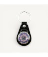 CRIS | Pink and Blue Millefiori Keychain | Murano-Store