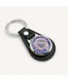 CRIS | Porta-chaves Millefiori Rosa e Azzurro | Murano-Store
