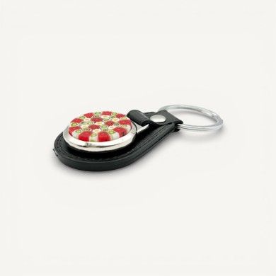 CRIS | Llavero Millefiori Rosso con Murrine | Murano-Store