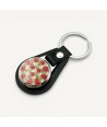 CRIS | Llavero Millefiori Rosso con Murrine | Murano-Store