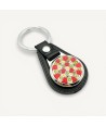 CRIS | Llavero Millefiori Rosso con Murrine | Murano-Store