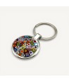 SOLE | Steel Keychain with Murrina | Murano Store