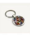 SOLE | Llavero de acero con Murrina | Murano Store