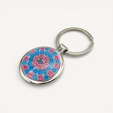 SOLE | Keychain with Pink Murrine | GIFT IDEA | Murano Store