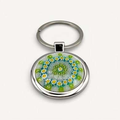 SOLE | Keychain with Green Murrine | GIFT IDEA | Murano Store