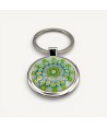 SOLE | Porte-clés en murrine verte | IDEE CADEAU | Murano Store