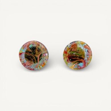GIOVANNI | Cufflinks with Avventurina | Murano Store