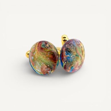 GIOVANNI | Manschettenknöpfe mit Avventurina | Murano Store