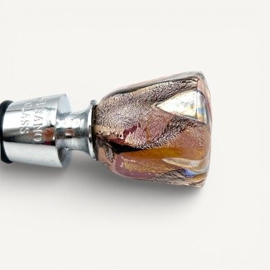 RE SOLE | Silver leaf bottle stopper | Murano-Store