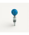 SFERA | Tappo per bottiglia azzurro con Avventurina | Murano-Store