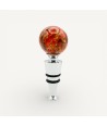 SPHERE | Red Bottle Cap with Adventurine | Murano-Store
