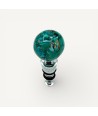 SFERA | Bouchon de bouteille vert avec aventurine | Murano-Store