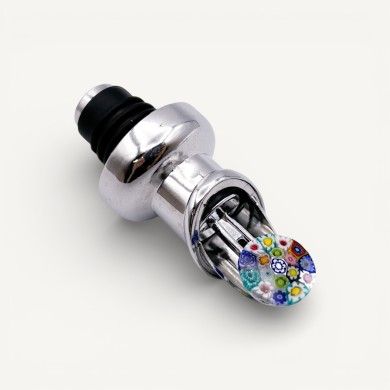 LIDO | Versatore per vino con Murrina multicolore | Murano-Store