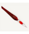 PETRARCA | Murano-Glaskugelschreiber mit Aventurin | Murano-Store