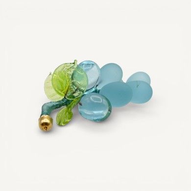 VINE | Grape 9 Grapes | Satin Light Blue | Murano-Store