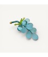 VINE | Grape 9 Grapes | Satin Light Blue | Murano-Store