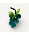 VIGNA | Grappolo d'uva 9 Chicchi Verde scuro | Murano-Store