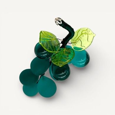 VIGNA | Grappolo d'uva 9 Chicchi Verde scuro | Murano-Store