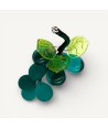 VINE | Grape Cluster 9 Grapes Dark Green | Murano-Store