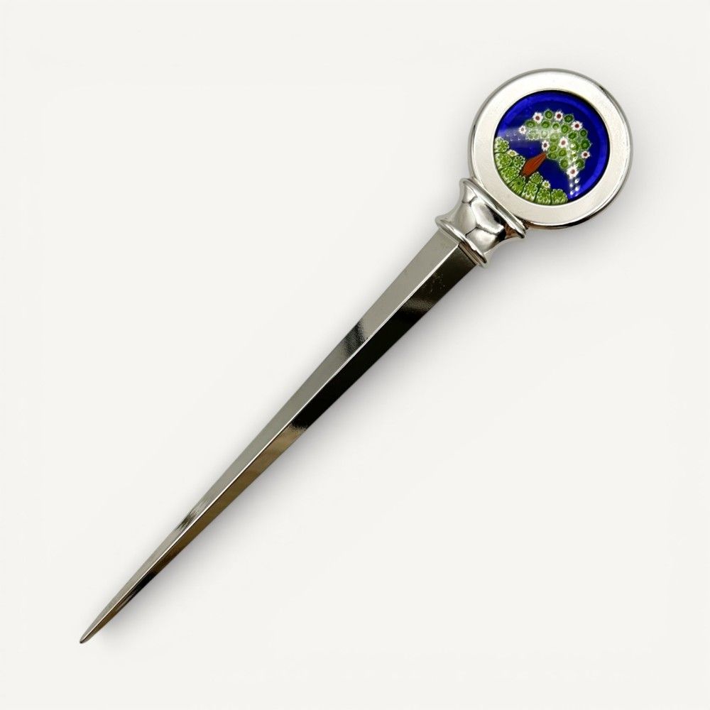 CAPO HORN, coupe-papier avec murrina « arbre de vie » | Murano Store