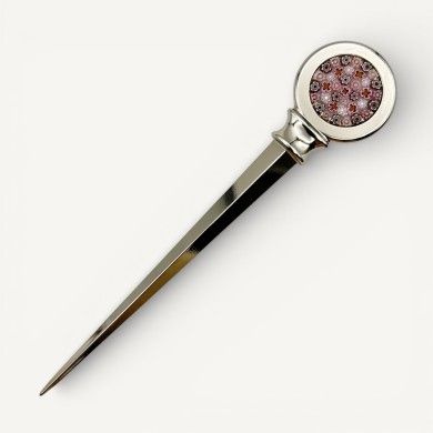 CAPE HORN, Letter opener with millefiori Murrina glass | Murano Store